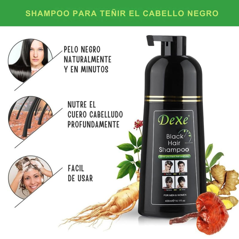 SHAMPOO UNISEX CUBRE CANAS "DEXE"