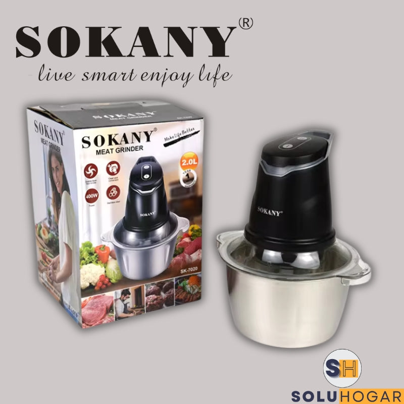 Triturador de Alimentos Sokany 2.0L (SK-7020)