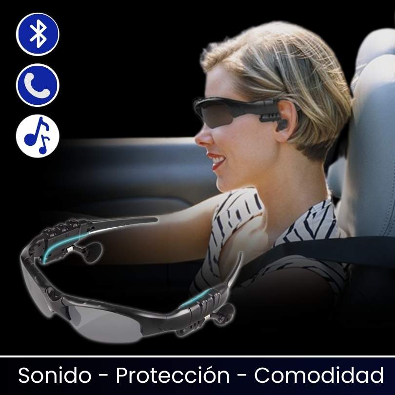 GAFAS Y AUDIFONOS BLUETOOTH